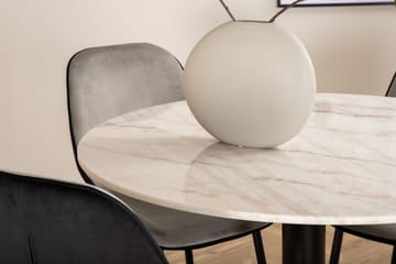 Rund matgrupp Venture Home Grå Vit 4st - Møbler - Bord - Spisegrupper
