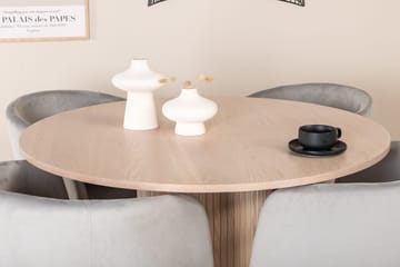 Rund matgrupp Venture Home Grå Vitlaserat 4st - Møbler - Bord - Spisegrupper