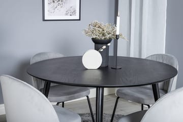Rund matgrupp Venture Home Grå - Møbler - Bord - Spisegrupper