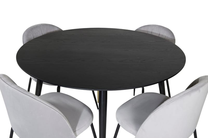 Rund matgrupp Venture Home Grå - Møbler - Bord - Spisegrupper