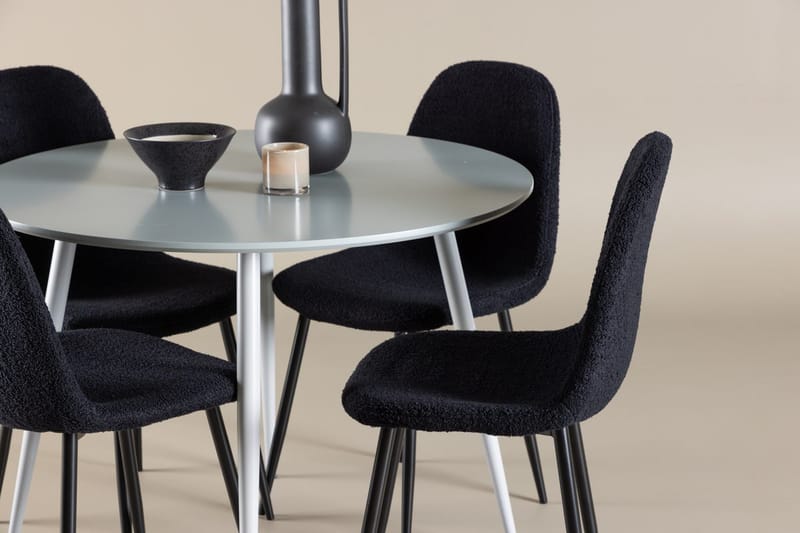 Rund matgrupp Venture Home Grå - Møbler - Bord - Spisegrupper