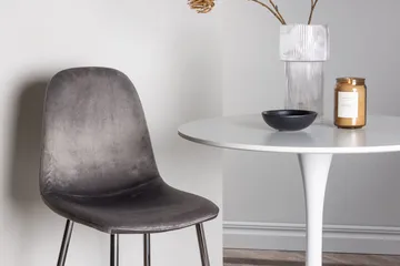 Rund matgrupp Venture Home Ljusgrå Vit 2st - Lysegrå og hvid - Møbler - Bord - Spisegrupper