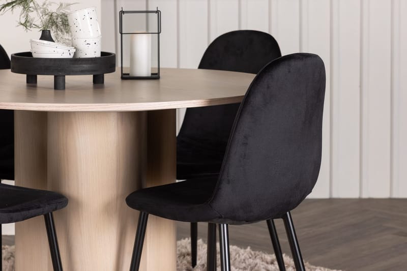 Rund matgrupp Venture Home Ljust trä - Møbler - Bord - Spisegrupper