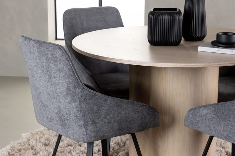 Rund matgrupp Venture Home Ljust trä - Møbler - Bord - Spisegrupper