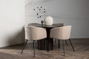 Brun - mocca, beige, svart