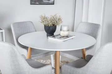 Rund matgrupp Venture Home Natur - Møbler - Bord - Spisegrupper