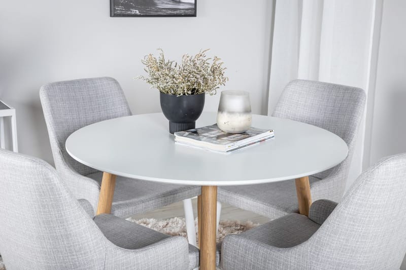 Rund matgrupp Venture Home Natur - Møbler - Bord - Spisegrupper