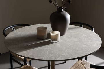 Rund matgrupp Venture Home Svart Beige 4st - Møbler - Bord - Spisegrupper