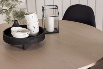 Rund matgrupp Venture Home Svart Ljust trä 4st - Møbler - Bord - Spisegrupper