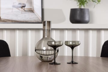 Rund matgrupp Venture Home Svart Valnöt 4st - Møbler - Bord - Spisegrupper