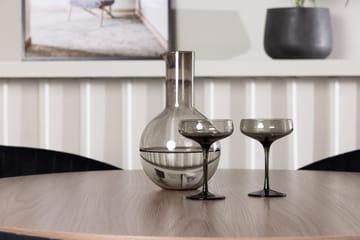 Rund matgrupp Venture Home Svart Valnöt 4st - Møbler - Bord - Spisegrupper