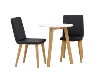 Rund matgrupp Venture Home Svart Vit 2st - Møbler - Bord - Spisegrupper