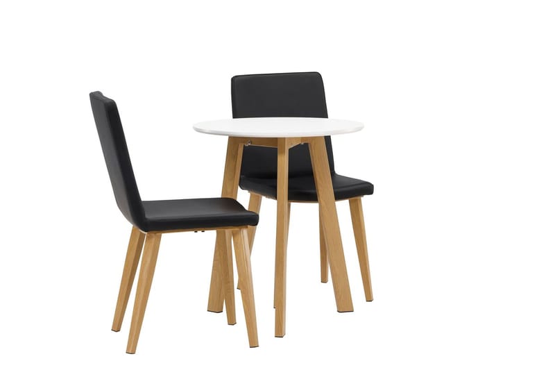 Rund matgrupp Venture Home Svart Vit 2st - Møbler - Bord - Spisegrupper