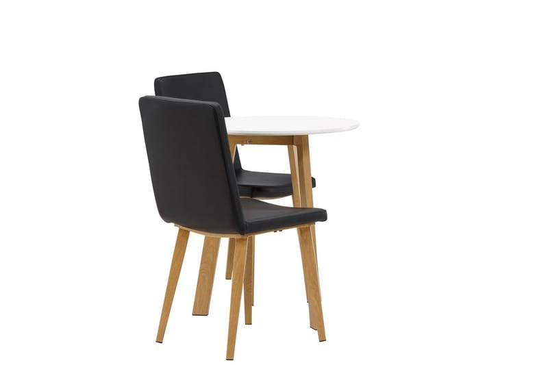 Rund matgrupp Venture Home Svart Vit 2st - Møbler - Bord - Spisegrupper