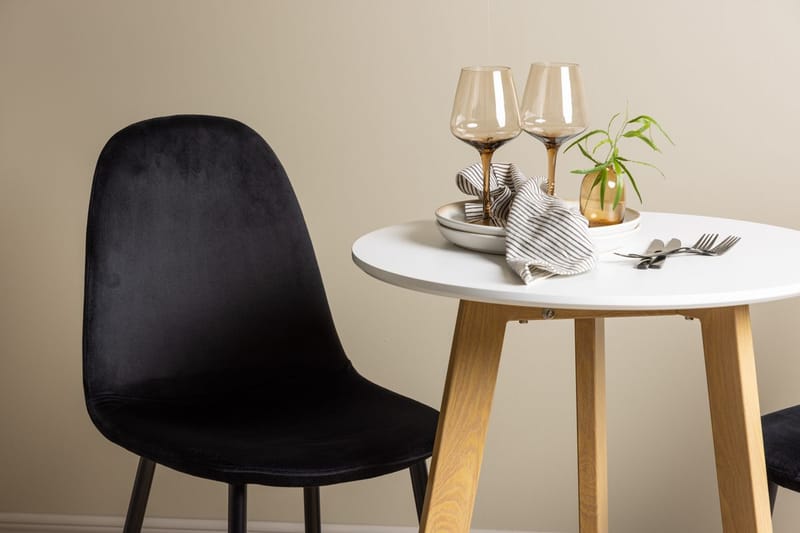 Rund matgrupp Venture Home Svart Vit 2st - Møbler - Bord - Spisegrupper