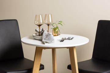 Rund matgrupp Venture Home Svart Vit 2st - Møbler - Bord - Spisegrupper