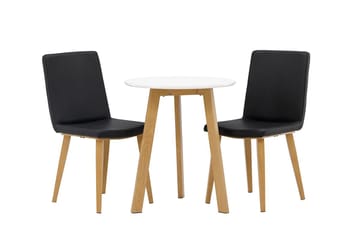 Rund matgrupp Venture Home Svart Vit 2st - Møbler - Bord - Spisegrupper