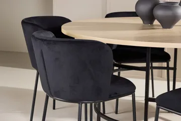 Rund matgrupp Venture Home Svart - Møbler - Bord - Spisegrupper