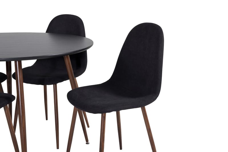 Rund matgrupp Venture Home Svart - Møbler - Bord - Spisegrupper