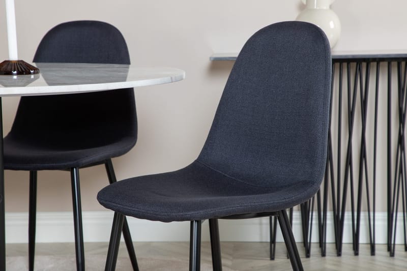 Rund matgrupp Venture Home Vit marmor - Møbler - Bord - Spisegrupper