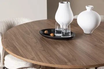 Rund matgrupp Venture Home Vit Natur 4st - Møbler - Bord - Spisegrupper
