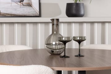 Rund matgrupp Venture Home Vit Valnöt 4st - Møbler - Bord - Spisegrupper