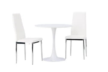 Rund matgrupp Venture Home Vit Vit 2st - Møbler - Bord - Spisegrupper