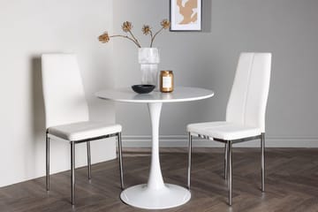 Rund matgrupp Venture Home Vit Vit 2st - Møbler - Bord - Spisegrupper