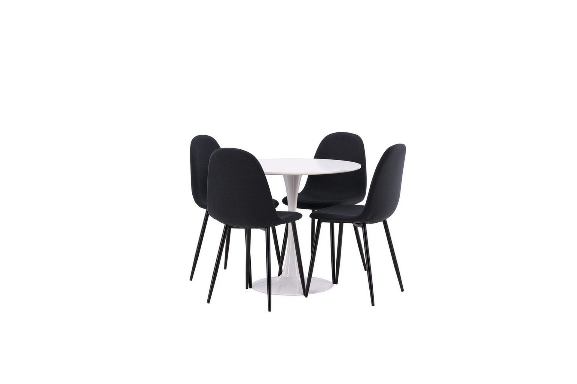 Rund spisegruppe Hamden, Polar - Polyester