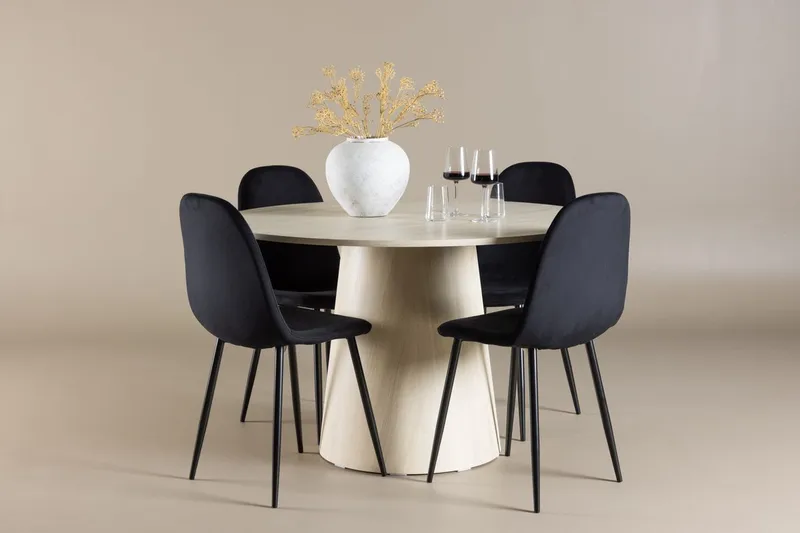 Rund spisegruppe Venture Home Lanzo, Polar Lyst tre