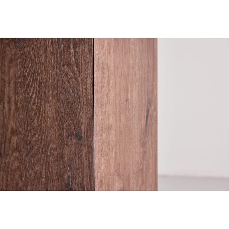 Rundt spisebord Tekla - Semsket skinn, 120 - Møbler - Bord - Spisebord & kjøkkenbord