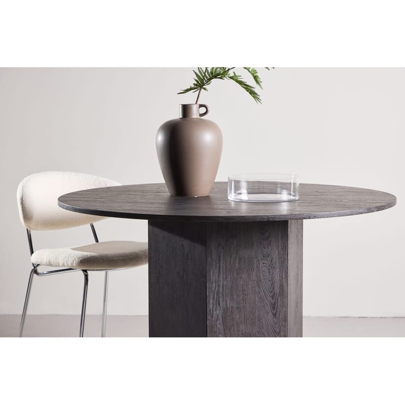 Rundt spisebord Tekla - Svart, 120 - Møbler - Bord - Spisebord & kjøkkenbord