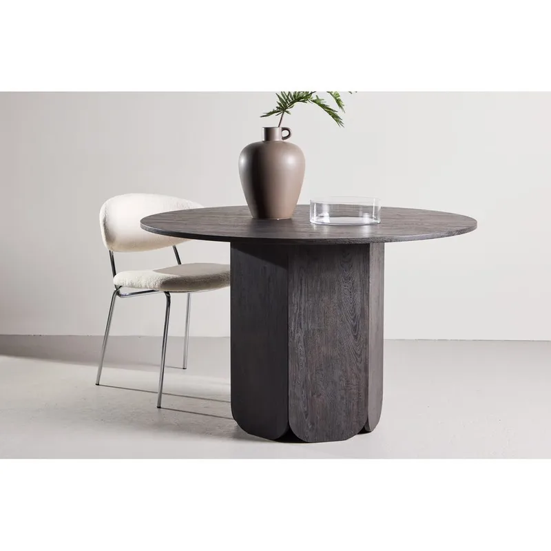 Rundt spisebord Tekla - Svart, 120 - Møbler - Bord - Spisebord & kjøkkenbord