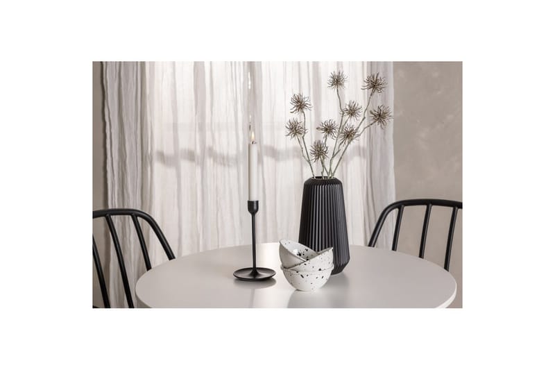 Rundt spisesett Hamden, Dyrön - Svart - Møbler - Bord - Spisegrupper