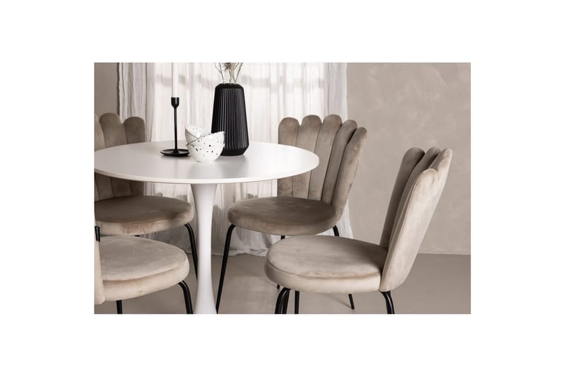 Rundt spisesett Hamden, Limhamn Light - Møbler - Bord - Spisegrupper