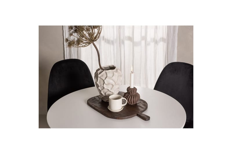 Rundt spisesett Hamden, Polar - Velvet - Møbler - Bord - Spisegrupper