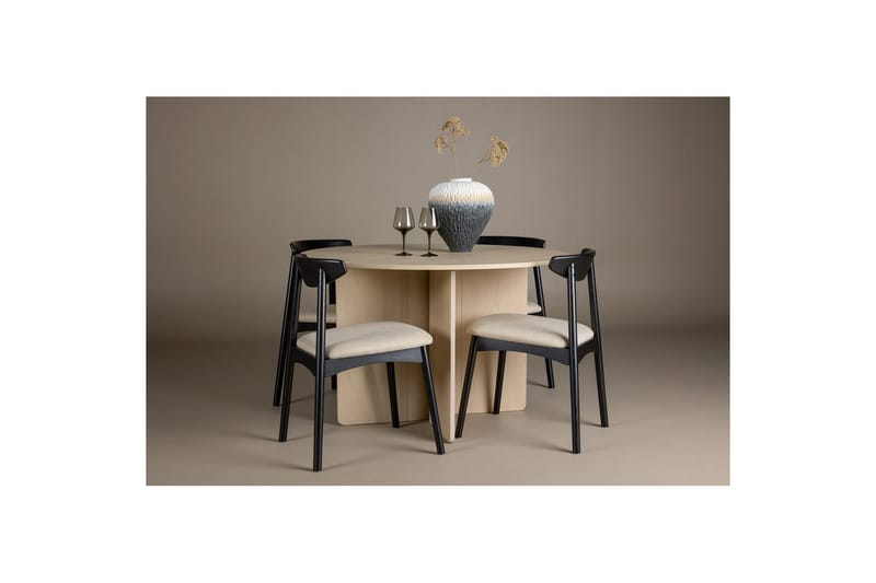 Rundt spisesett Ven, Tyresö - Beige - Møbler - Bord - Spisegrupper