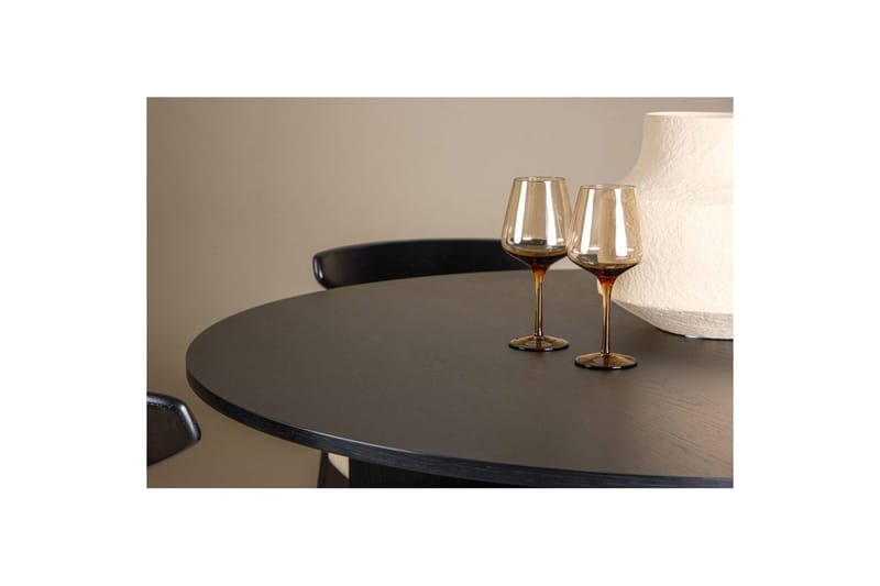 Rundt spisesett Ven, Tyresö - Svart - Møbler - Bord - Spisegrupper