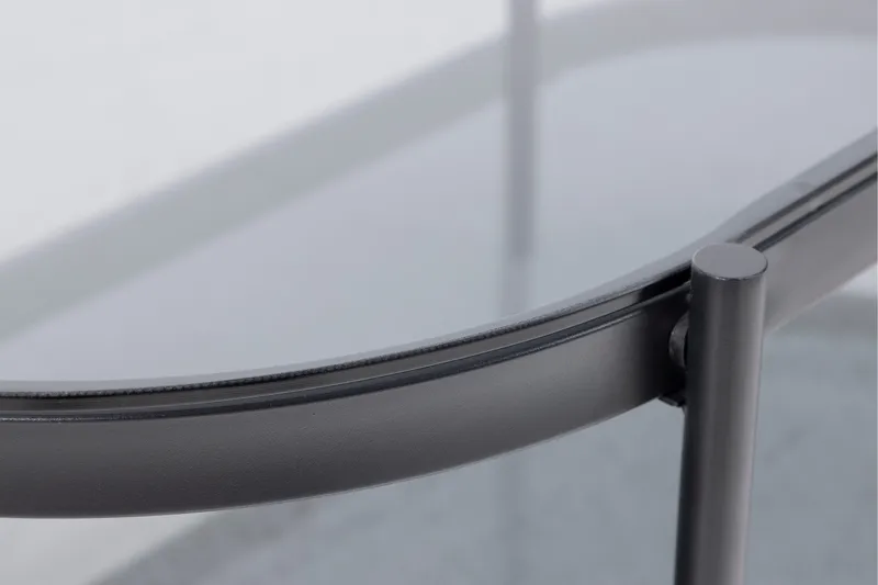 Rutkin Sofabord 95x50 cm - Grå - Møbler - Bord - Sofabord