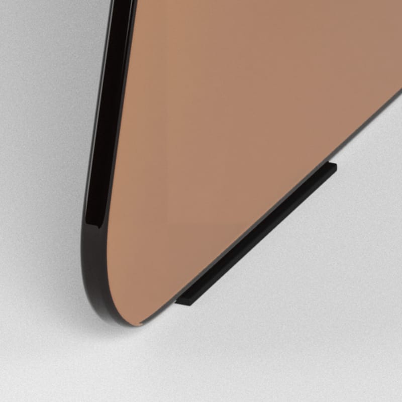 Ryvos sofabord i glass 80 cm rundt - Brun - Møbler - Bord - Sofabord