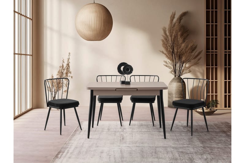 Saidie Spisebord 120 cm Rektangulær - Brun - Møbler - Bord - Spisebord & kjøkkenbord