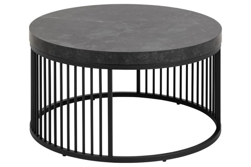 Saklani Sofabord 65 cm, Svart