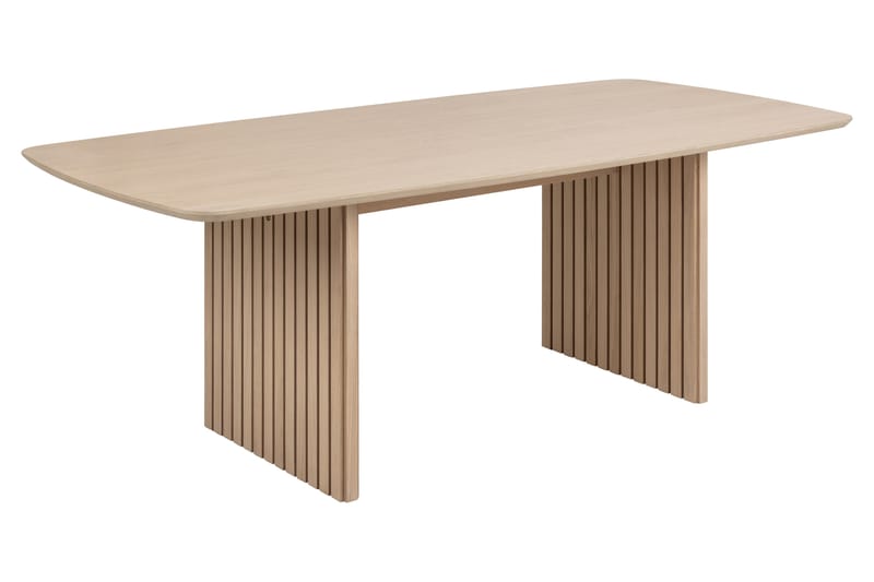 Saku Spisebord 220x105 cm - Hvid - Spisebord & kjøkkenbord