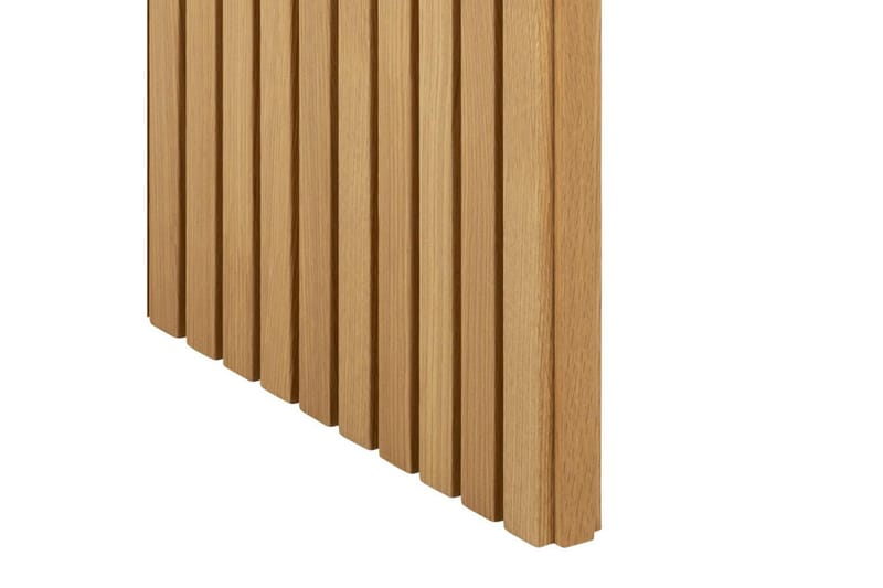 Saku Stort Rektangulært Spisebord 220 cm med Tre- og Eikeutseende - Beige - Møbler - Bord - Spisebord & kjøkkenbord