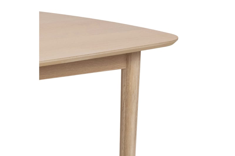 Salama Stort Rektangulært Spisebord 210 cm med Tre- og Eikeutseende - Hvit - Møbler - Bord - Spisebord & kjøkkenbord