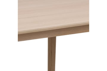 Salama Stort Rektangulært Spisebord 210 cm med Tre- og Eikeutseende - Hvit - Møbler - Bord - Spisebord & kjøkkenbord