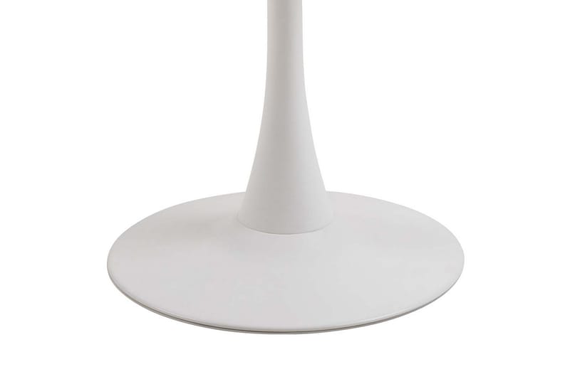 Salm Spisebord 90 cm Rund - Hvid - Spisebord & kjøkkenbord