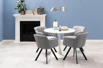 Salm Spisebord 90 cm Rundt - Møbler - Bord - Spisebord & kjøkkenbord