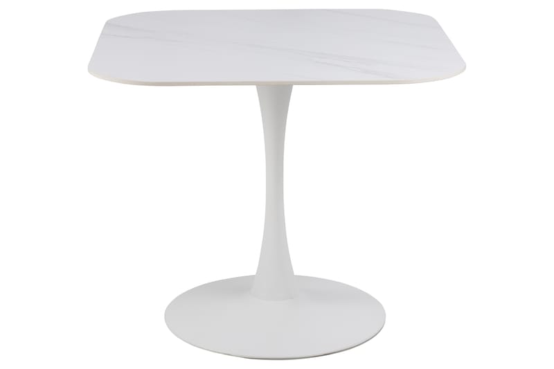 Salm Spisebord 90x90 cm - Hvid - Spisebord & kjøkkenbord