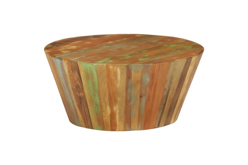 Salongbord 65x31 cm gjenvunnet heltre - Flerfarget - Møbler - Bord - Sofabord